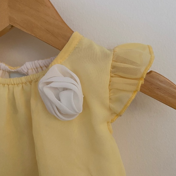 Yellow baby dress - Picture 3 of 4